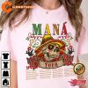 Mana Band Mexico Lindo Y Querido Concert 2023 Skeleton Unisex Tee Shirt