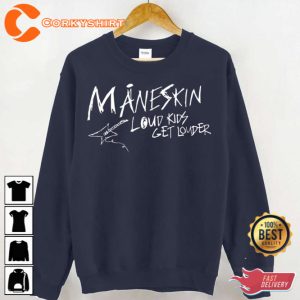 Maneskin Loud Kids On Tour Unisex T-Shirt Gift For Fan