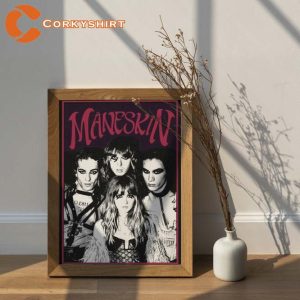 Maneskin US Tour Album Cover Poster Print Wall Art