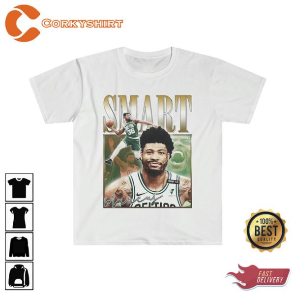 Marcus Smart Retro 90s Vintage Poster Style Inspired T-Shirt