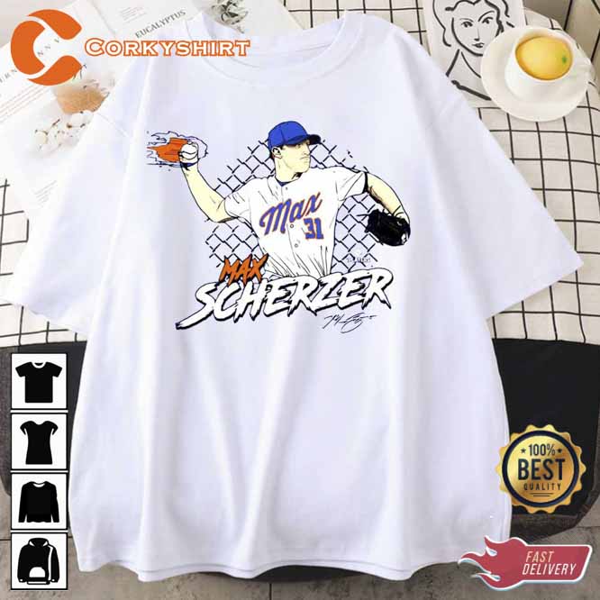 Max Scherzer Baseball Animated Art Unisex Sweatshirt