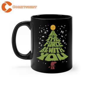 May The Force Be With You Christmas Tree Coffee Mug