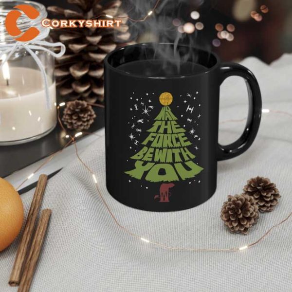 May The Force Be With You Christmas Tree Coffee Mug