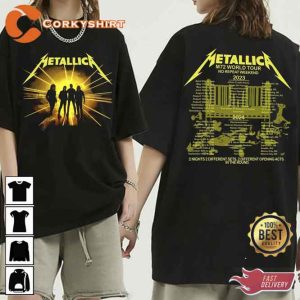 Metallica 72 Seasons World Tour 2023 2024 Tee Shirt