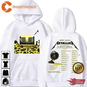 Metallica Band Concert World Tour 2023 Two Sides T-shirt