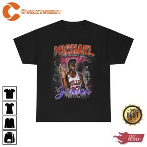 Michael Jordan Basketball 90s Style Vintage Bootleg T shirt