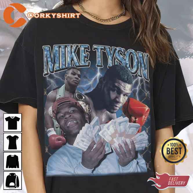 Mike Tyson Retro Inspired Vintage Mike Tyson 90's Graphic Unisex T-Shirt