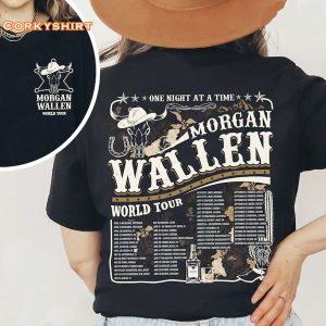 Morgan Wallen Shirt For Concert Western Tour Graphic Tee