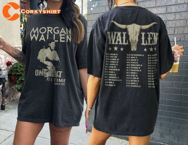 Morgan Wallen Tour 2023 Merch Cowboy Tshirt Wallen Tee