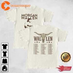 Morgan Wallen Tour 2023 Merch Cowboy Tshirt Wallen Tee