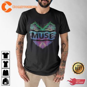 Muse The 2nd Law Album Cover Tour Concert 2023 Unisex Tee Shirt