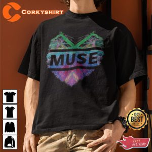 Muse The 2nd Law Album Cover Tour Concert 2023 Unisex Tee Shirt