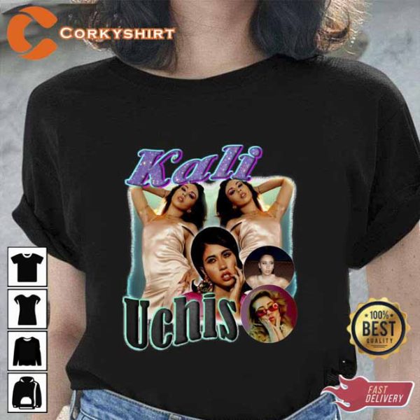 Music Vintage Retro Kali Brown Uchis Graphic Design Unisex Shirts