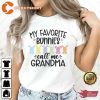 My Favorite Bunniess Call Me Grandma Mimi Easter Unisex Shirt
