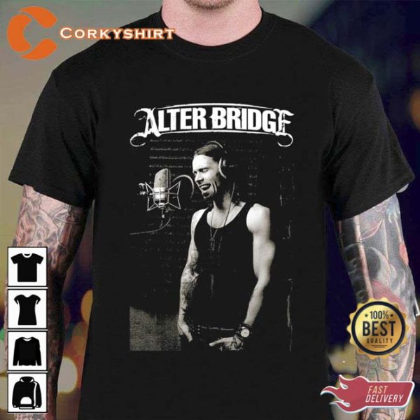 Myles Kennedy Alter Bridge Pawns And Kings Tour Concert T-Shirt