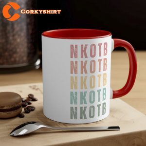 NKOTB New Kids On The Block Accent Coffee Mug