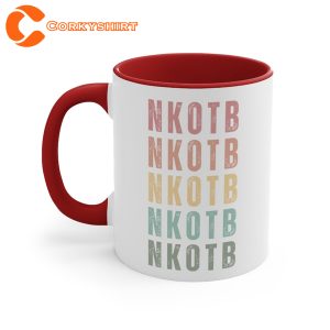 NKOTB New Kids On The Block Accent Coffee Mug