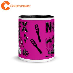NOFX Tour 2023 My Trois Ceramic Coffee Pink Mug