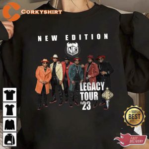 New Edition Band Legacy Tour 2023 Hoodie Shirt Design