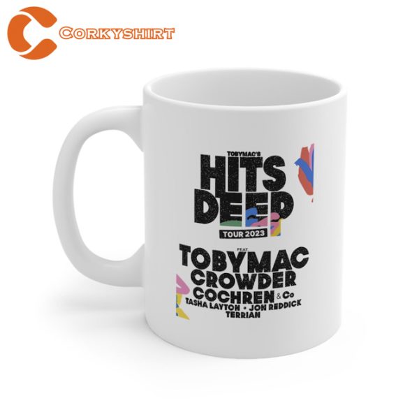 New Rare 2023 TobyMac Hits Deep Tour Coffee Mug