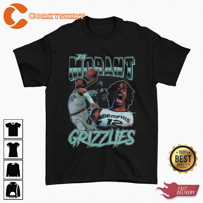 Old Color Vintage Ja Morant Grizzlies Basketball Unisex T-Shirt