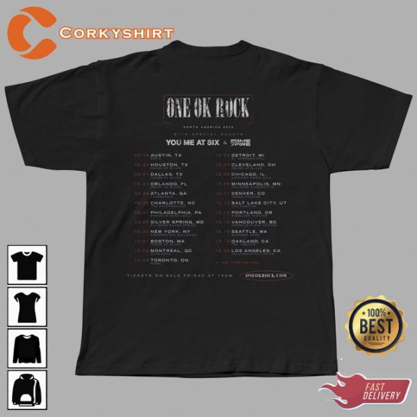 One Ok Rock North America Tour Unisex Cotton T-Shirt