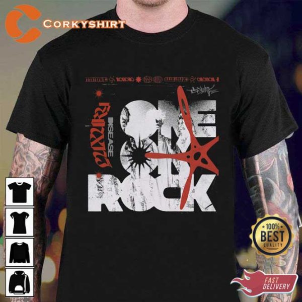 One Ok Rock Rock Band Design Unisex T-Shirt Sweatshirt