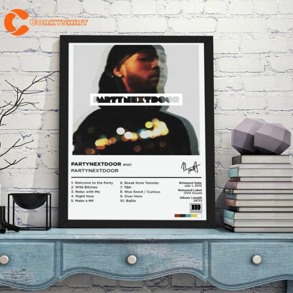 PartyNextDoor Singer Songwriter Album Tracklist Art Poster