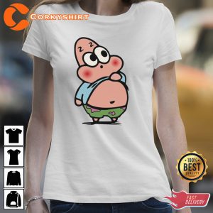 Patrick Star Cute Memes SpongeBob SquarePants T-shirt