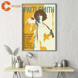 Patti Smith Cocnert Tour Summer Wall Art Poster