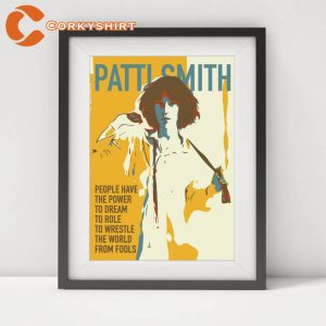 Patti Smith Cocnert Tour Summer Wall Art Poster