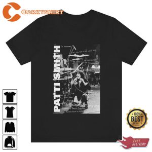 Patti Smith Inspired T-Shirt Soft Cotton Tee Gift For Fan