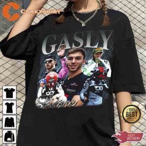 Pierre Gasly F1 Racing Driver Homage Graphic Unisex shirt