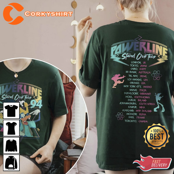 Powerline Stand Out Tour Disneyland Family Trip Shirt