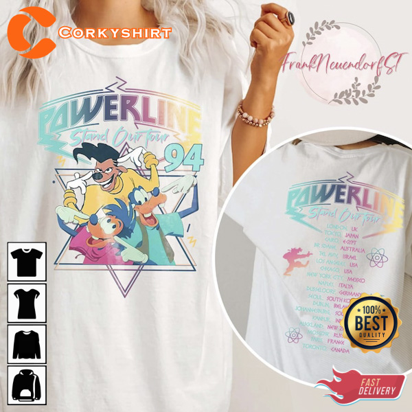 Powerline Stand Out Tour Disneyland Family Trip Shirt