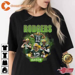 Quaterback Aaron Rodgers Green Bay Packers Artwork Unisex T-Shirt
