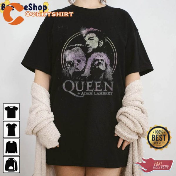Queen + Adam Lambert QAL Tour 2023 Unisex T-Shirt