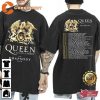 Queen + Adam Lambert The Rhapsody Tour With Date Unisex T-Shirt