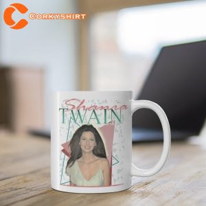 Queen Of Me Tour Shania Twain 80s Inspired Coffee Mug