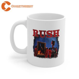 RUSH Rock Band Moving Pictures Tour Coffee Mug