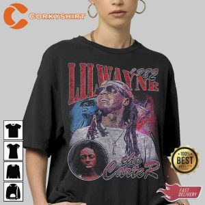 Rapper Lil Wayne Vintage inspired 90’s Rap Shirt