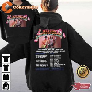 Red Hot Chili Peppers Tour Dates Two Side Tshirt Sweatshirt