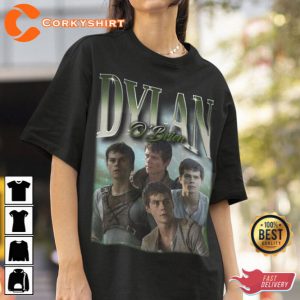 Retro Dylan O'Brien Shirt Thomas Maze Dylan Tee