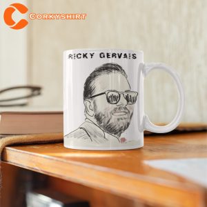 Ricky Gervais Comedian Armageddon Tour Funny Show Coffee Mug