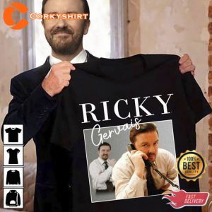 Ricky Gervais The Office Shirt 90s Vintage Tee Funny