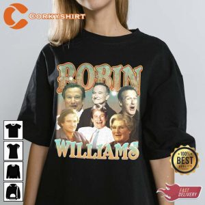 Robin Williams Concert Vintage Inspired T-Shirt