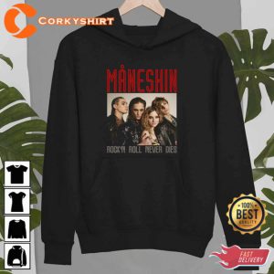 Rock N Roll Never Dies Maneskin Måneskin Unisex T-Shirt Gift For Fan