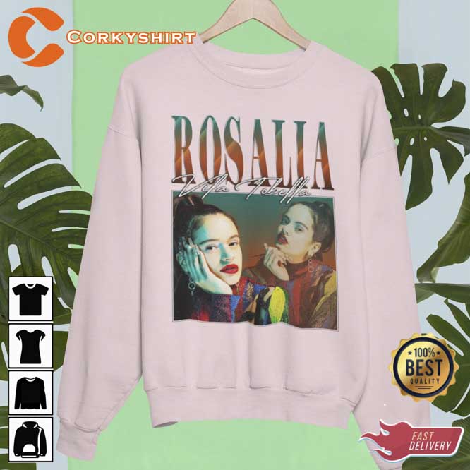 Rosalia Vila Tobella The Spanish Pop Singer Vintage 90s Shirt (1)