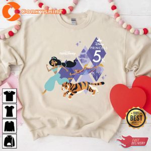 RunDisney Jasmine Aladdin 5K Shirt Disney Marathon 2023