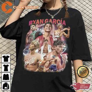 Ryan King Ryan Garcia Vintage Bootleg Boxing Graphic Tee Shirt